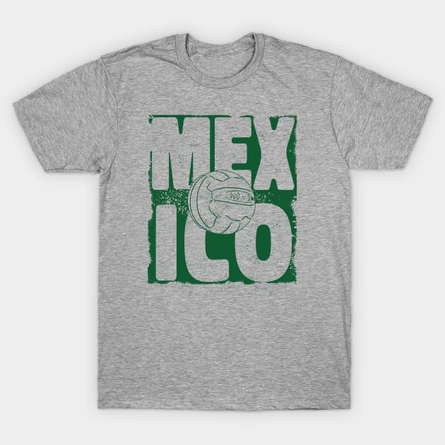 Vintage Mexican Football // Retro Mexico Soccer T-Shirt by SLAG_Creative